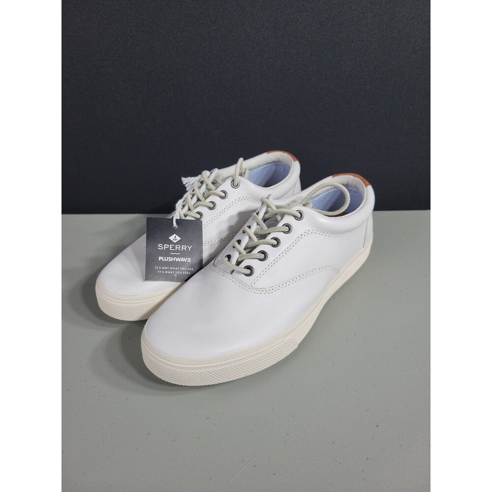 Sperry Striper Men's Plush Wave CVO MEN Sneaker WHITE Size 7